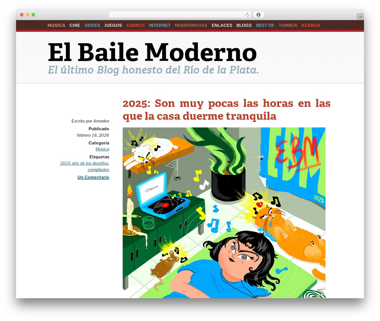 Theme WordPress Foundation, for WordPress - elbailemoderno.com