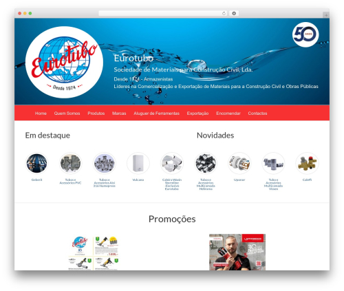 Theme WordPress Genesis Sample Theme - eurotubo.pt