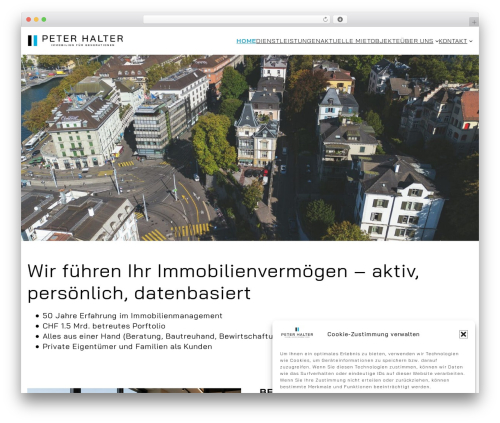 @WEB personal WordPress theme - peterhalter.com