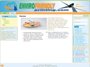 WordPress theme EnviroCopyTheme