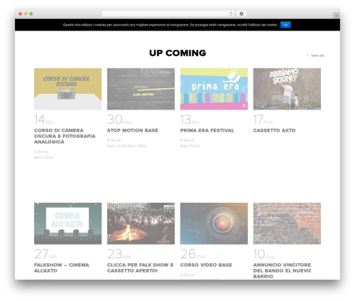 WordPress theme Eventbox - elbarrio.it