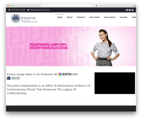 WP theme Alteration - evolvegarments.ae