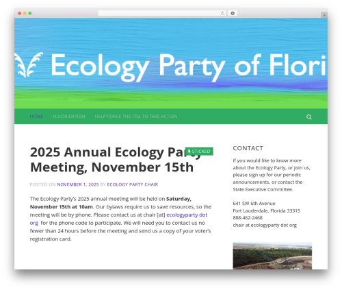 Accent WordPress theme - ecologyparty.org Accent WordPress theme - ecologyparty.org