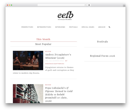 Amory WordPress theme - eefb.org