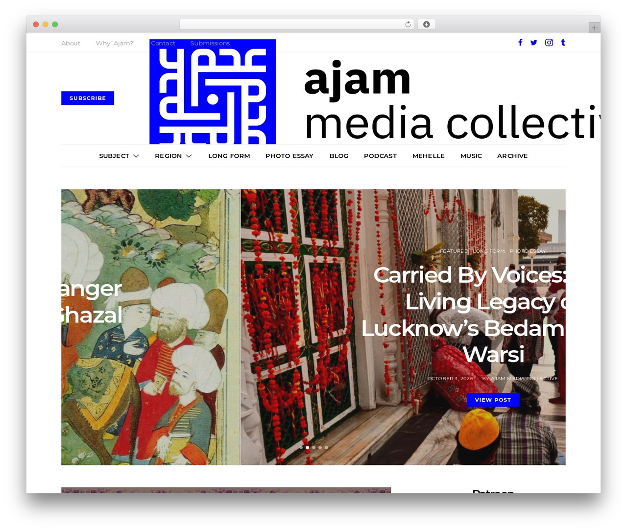 Authentic WordPress theme - ajammc.com Authentic WordPress theme - ajammc.com