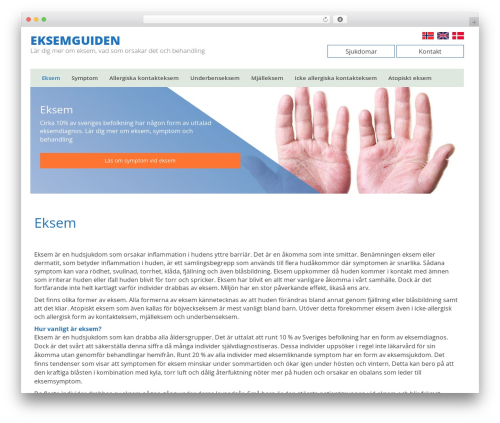 Bioglan Bootstrap Basic premium WordPress theme - eksemguiden.se