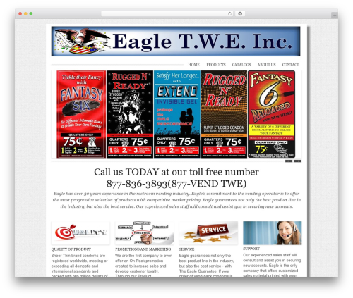 Caliber WordPress theme - eagletwe.com