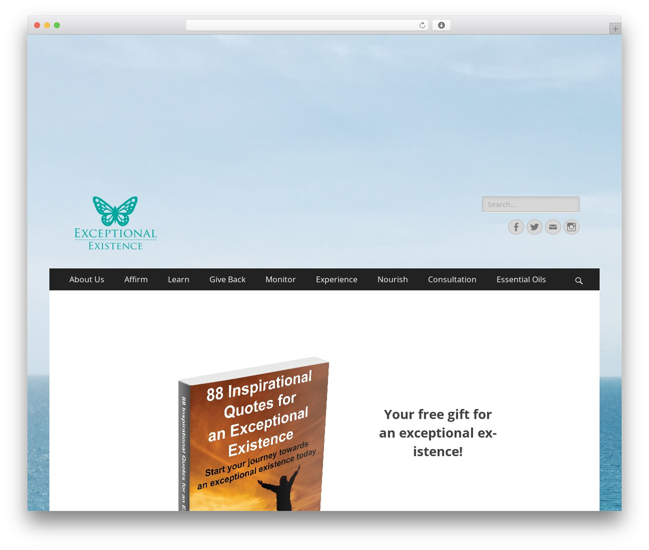 Catch Responsive WordPress website theme - exceptionalexistence.com