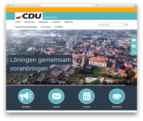 CDU KV Theme theme WordPress - cdu-loeningen.de