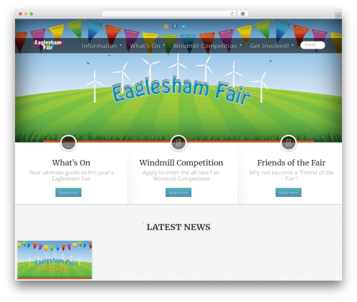 Clinto top WordPress theme - eagleshamfair.com