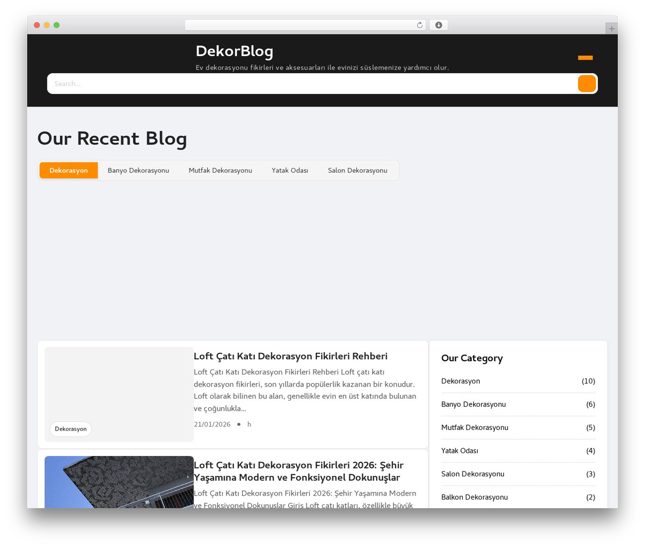 Elementic WordPress blog theme - dekorblog.com Elementic WordPress blog theme - dekorblog.com
