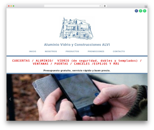 Enterprise WordPress Theme WordPress theme design - aluminioyvidrioalvi.com