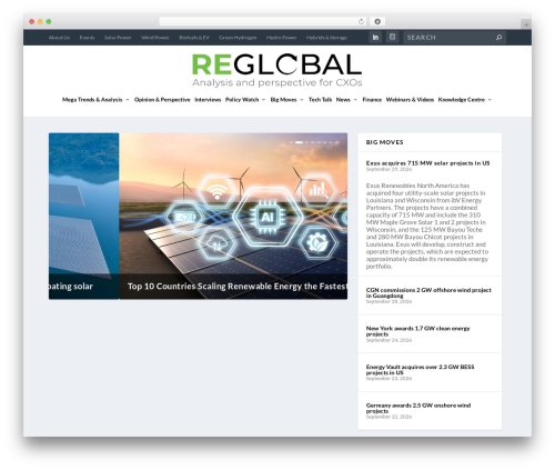 Extra best WordPress theme - reglobal.org