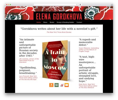Finch theme WordPress - elenagorokhova.com