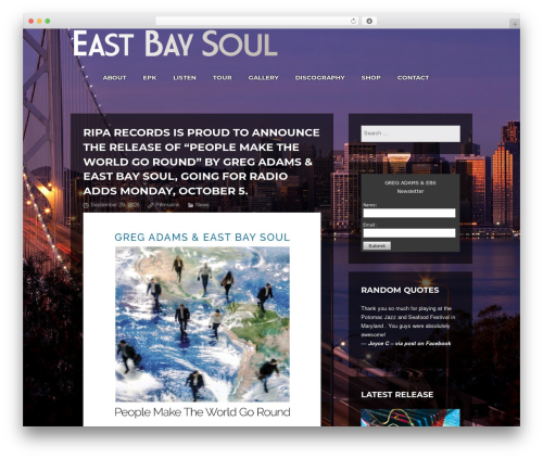 Wolf widgets pack WordPress plugin - eastbaysoul.com