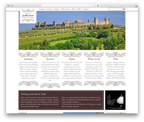 JFA Theme WP theme - justforamore.com