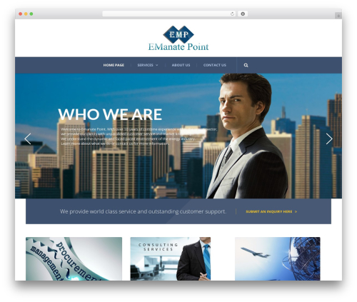 Mega Project WordPress theme design - emanatepoint.com