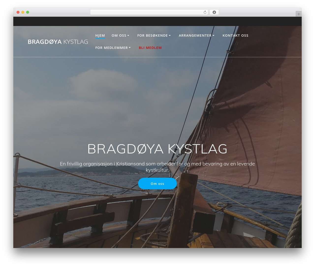 Mesmerize WordPress theme - bragdoya.no