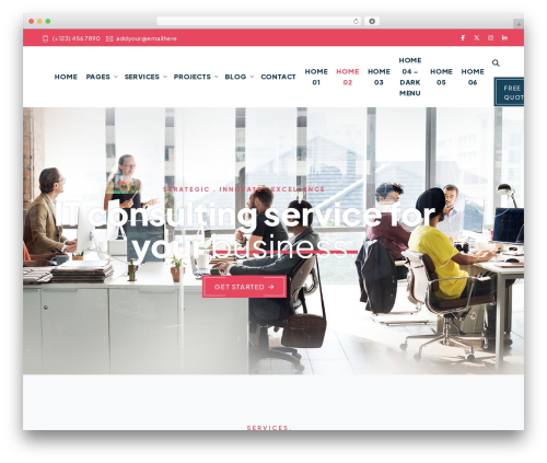 Solutic WordPress theme - amcosoft.com