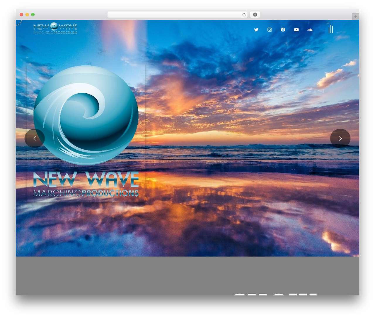 Spectacle theme WordPress - newwavemarching.com