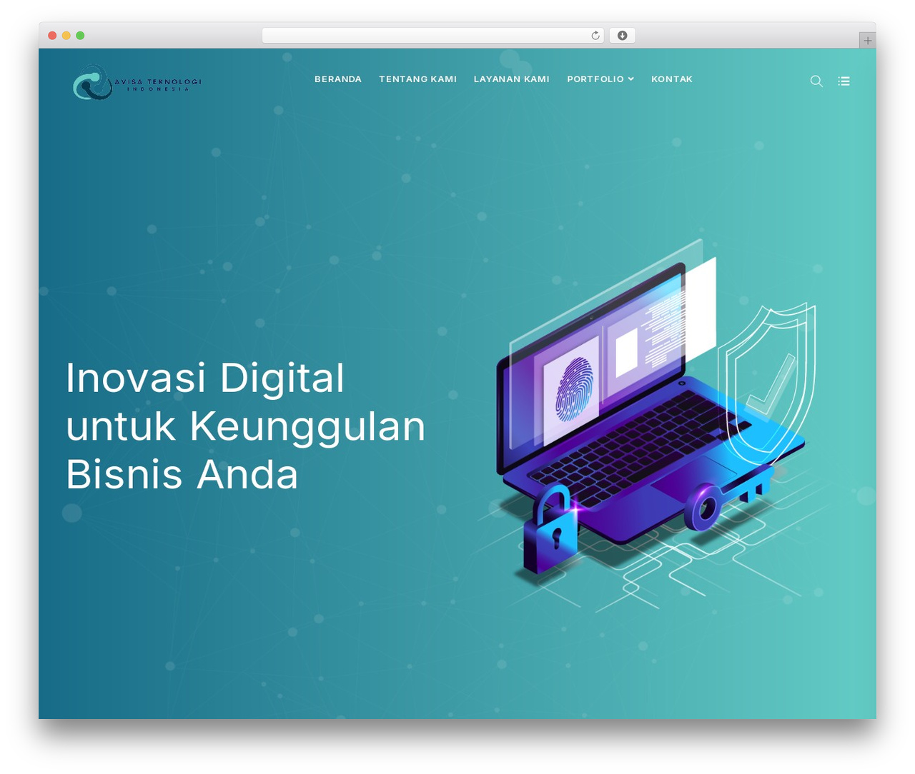 Tanda theme WordPress - avisatekindo.com