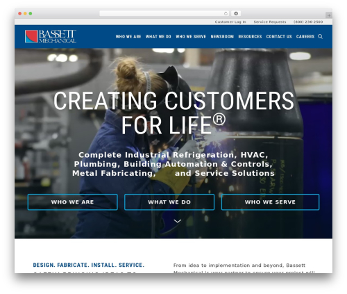 Theme WordPress Element - bassettmechanical.com