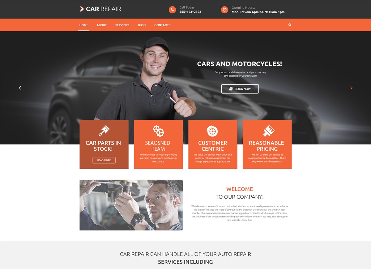 WheelMasters WordPress theme