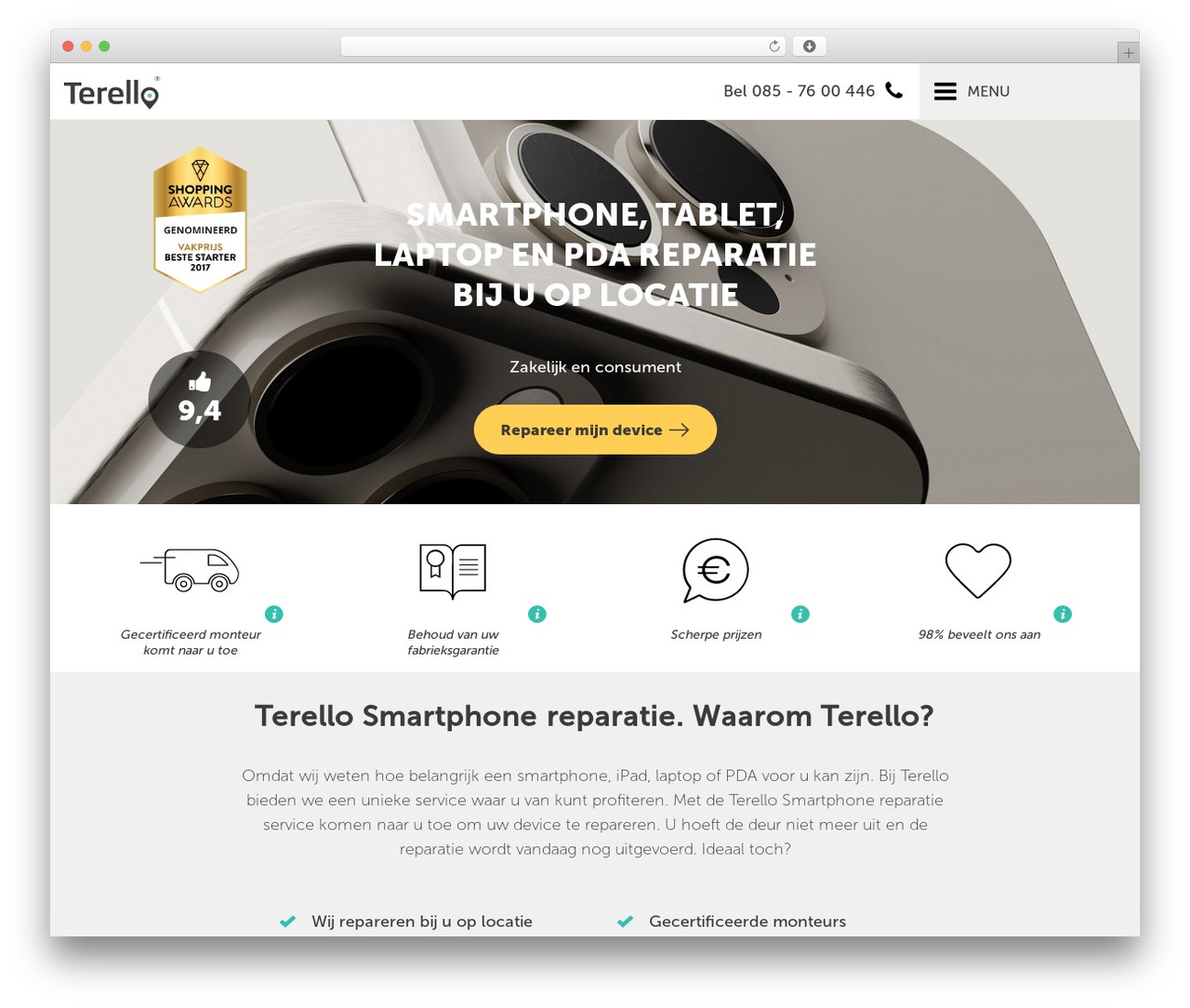 WordPress theme SB Theme - terello.nl