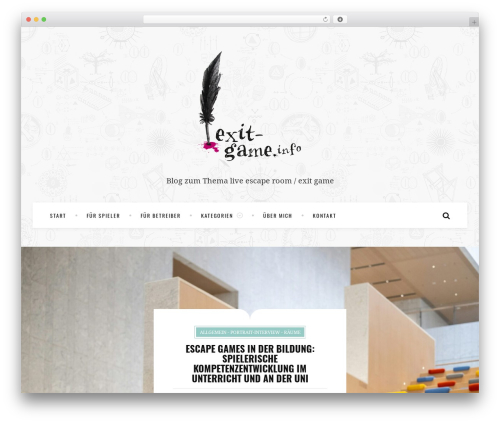 WordPress theme Acacia - exit-game.info