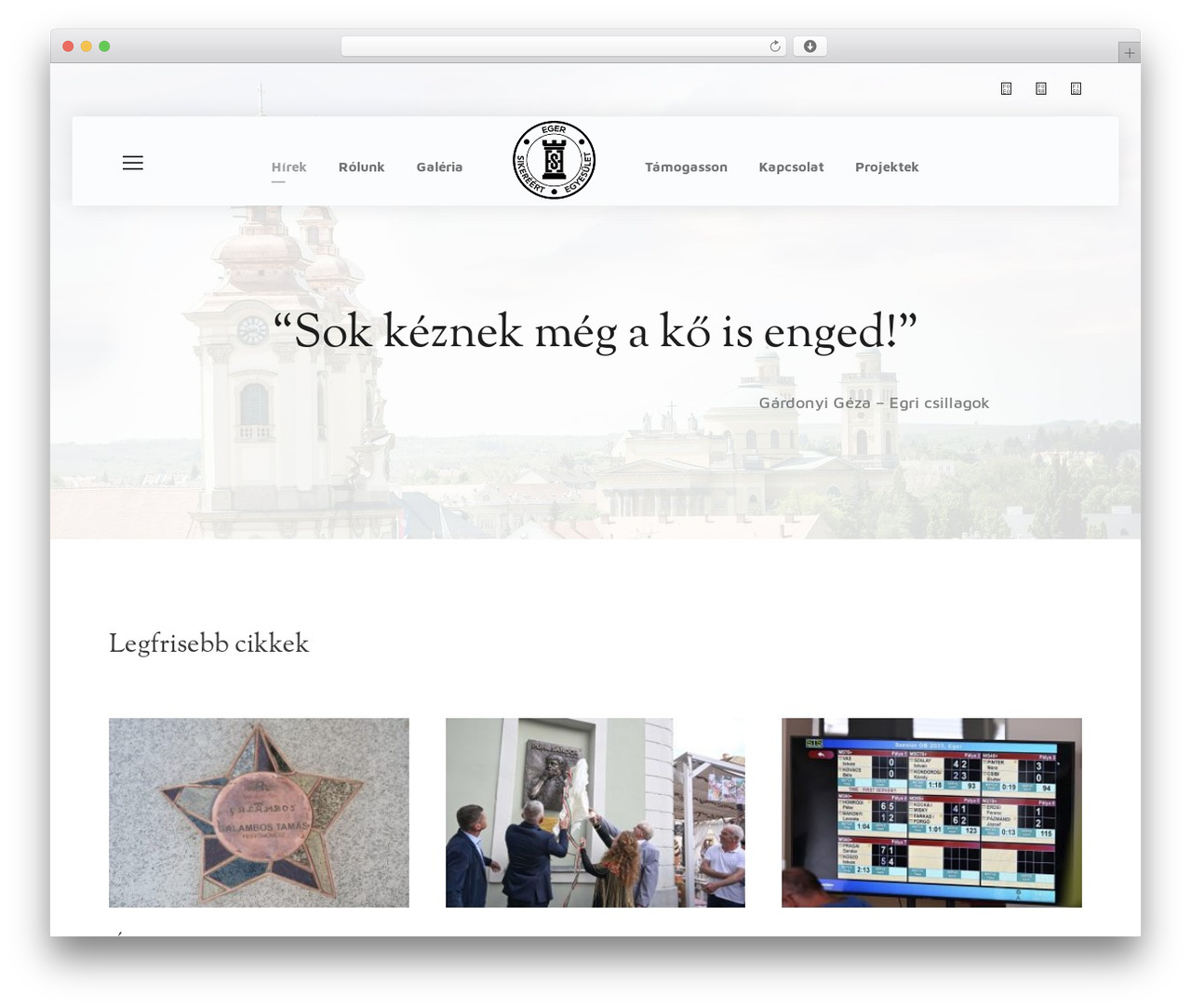 WordPress theme Akea - egerese.hu