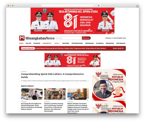 BloggingPro WordPress news theme - minangkabaunews.com