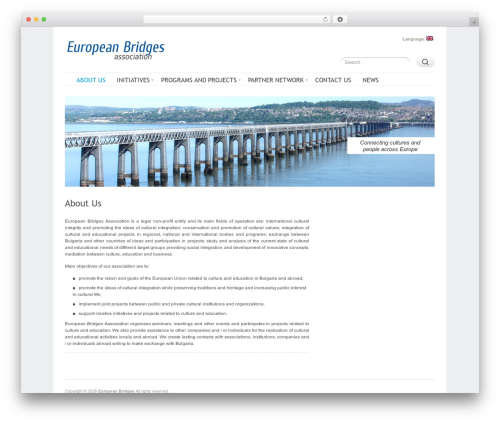 Delicate WordPress theme - european-bridges.com Delicate WordPress theme - european-bridges.com