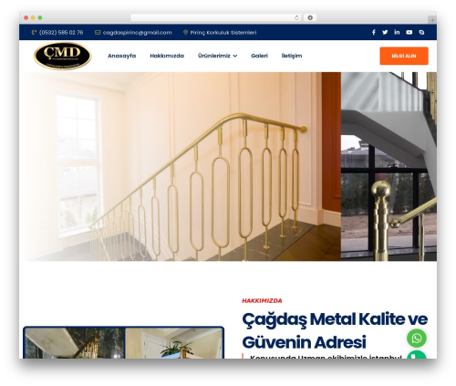 Dustrix theme WordPress - pirinckorkuluk.net