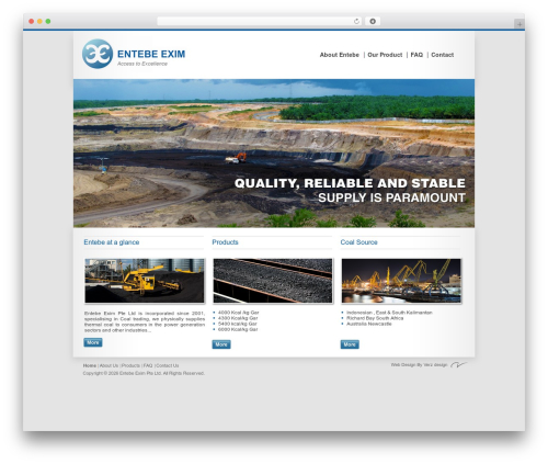 Entebe theme WordPress - entebe.com.sg