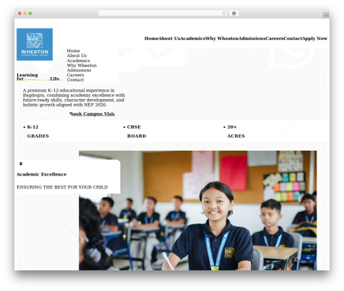 Etch Theme WordPress theme design - wheaton.in