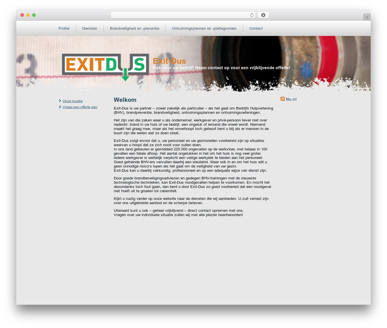 Exit theme WordPress - exit-dus.nl
