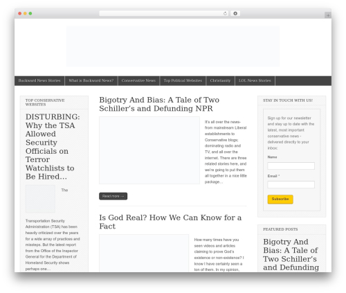 Live news WordPress plugin - backwardtimes.com