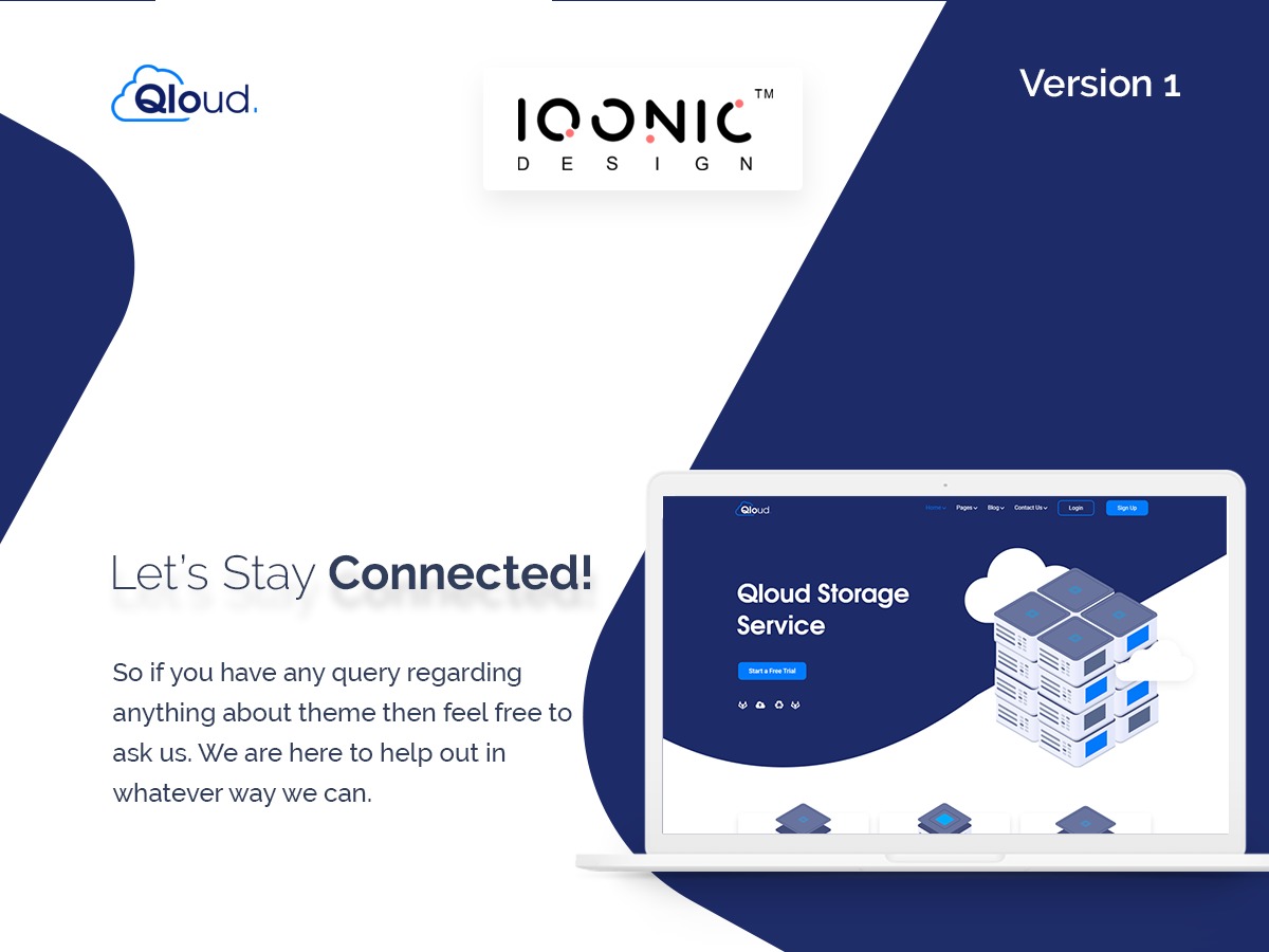 Qloud business WordPress theme
