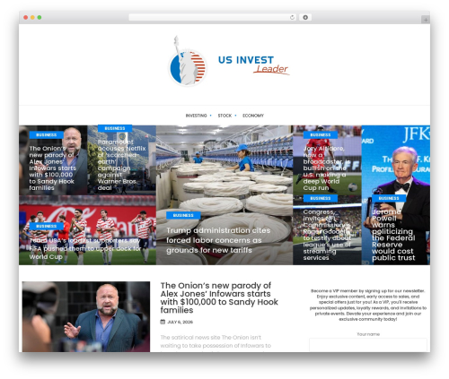 Scientist WordPress theme - usinvestleader.com