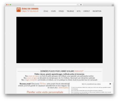 Theme WordPress Secundo - ecoledechinois.com