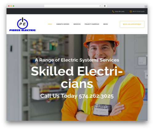 Voltabolt WordPress theme - pierceelectricinc.com