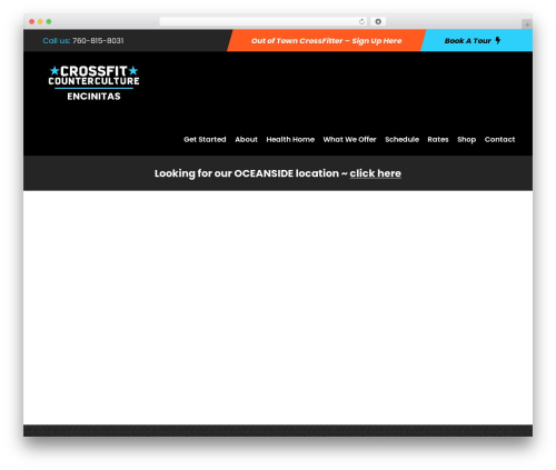 WP theme Zyth - crossfitcounterculture.com