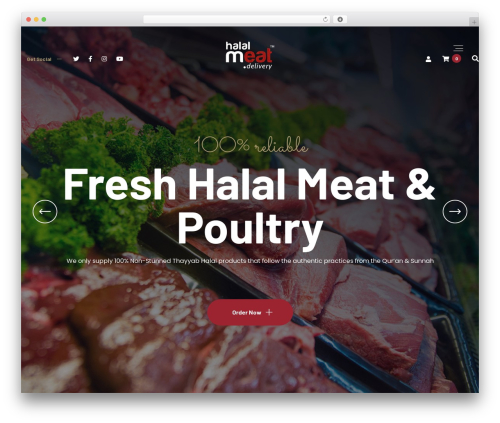 Bubulla WordPress website theme - www.halalmeat.delivery