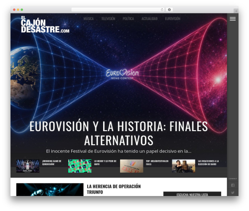 DeVoe WordPress theme - elcajondesastre.com