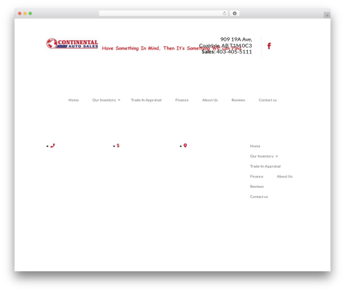 Divi WordPress theme - continentalauto.ca