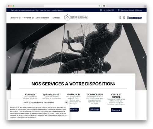 FinFlow WordPress theme - experience981.ch