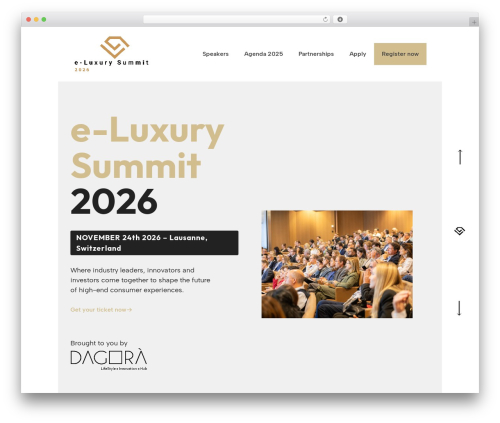 GeneratePress theme WordPress - eluxurysummit.ch
