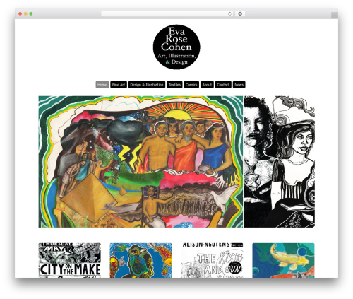 Grid Responsive Child WordPress theme - evarosecohen.com