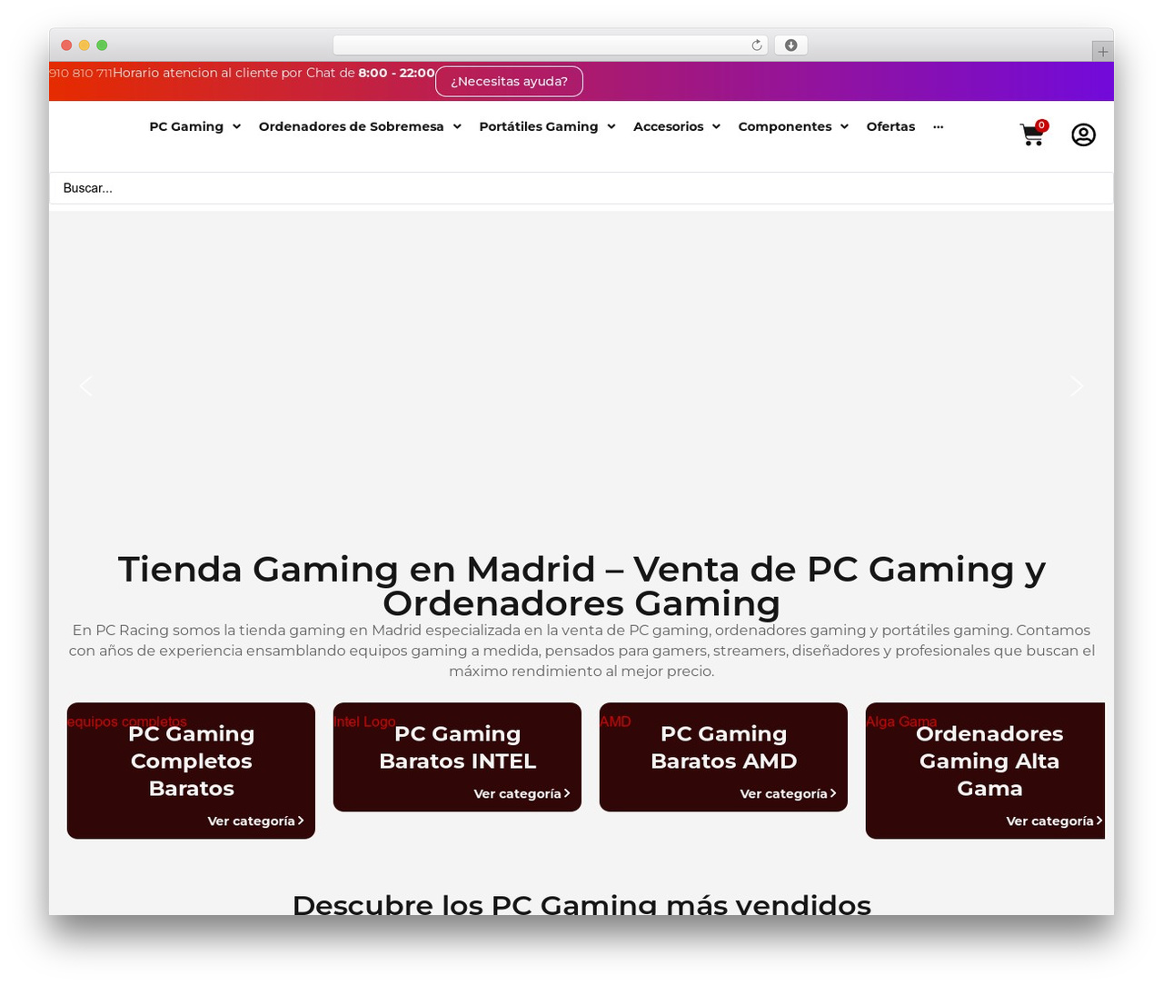 Hello Elementor theme WordPress - pcracing.pro