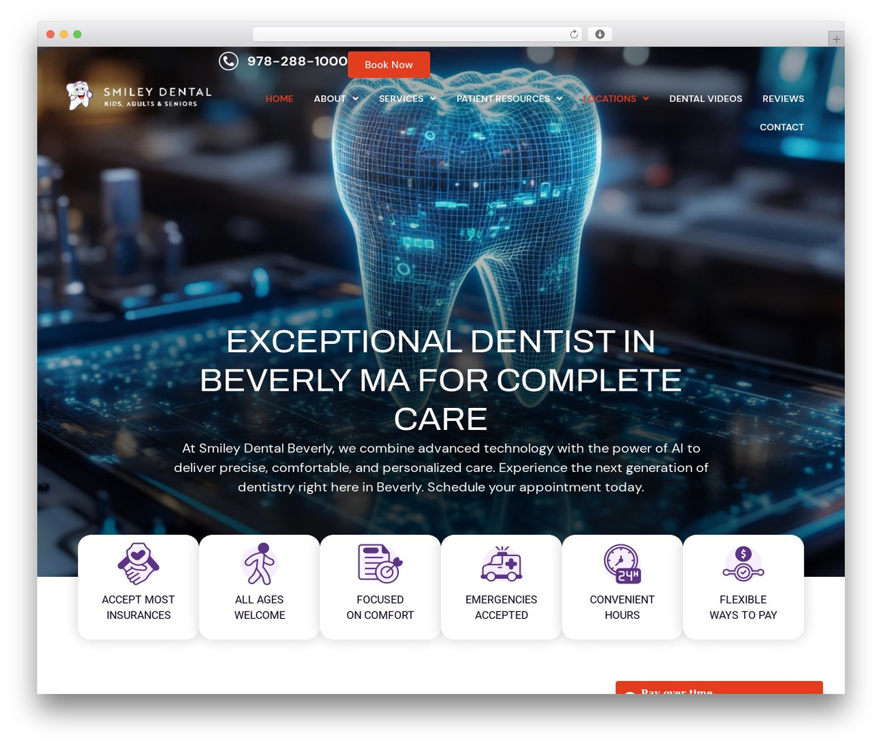 Hello Elementor WordPress theme - smileydentalbeverly.com